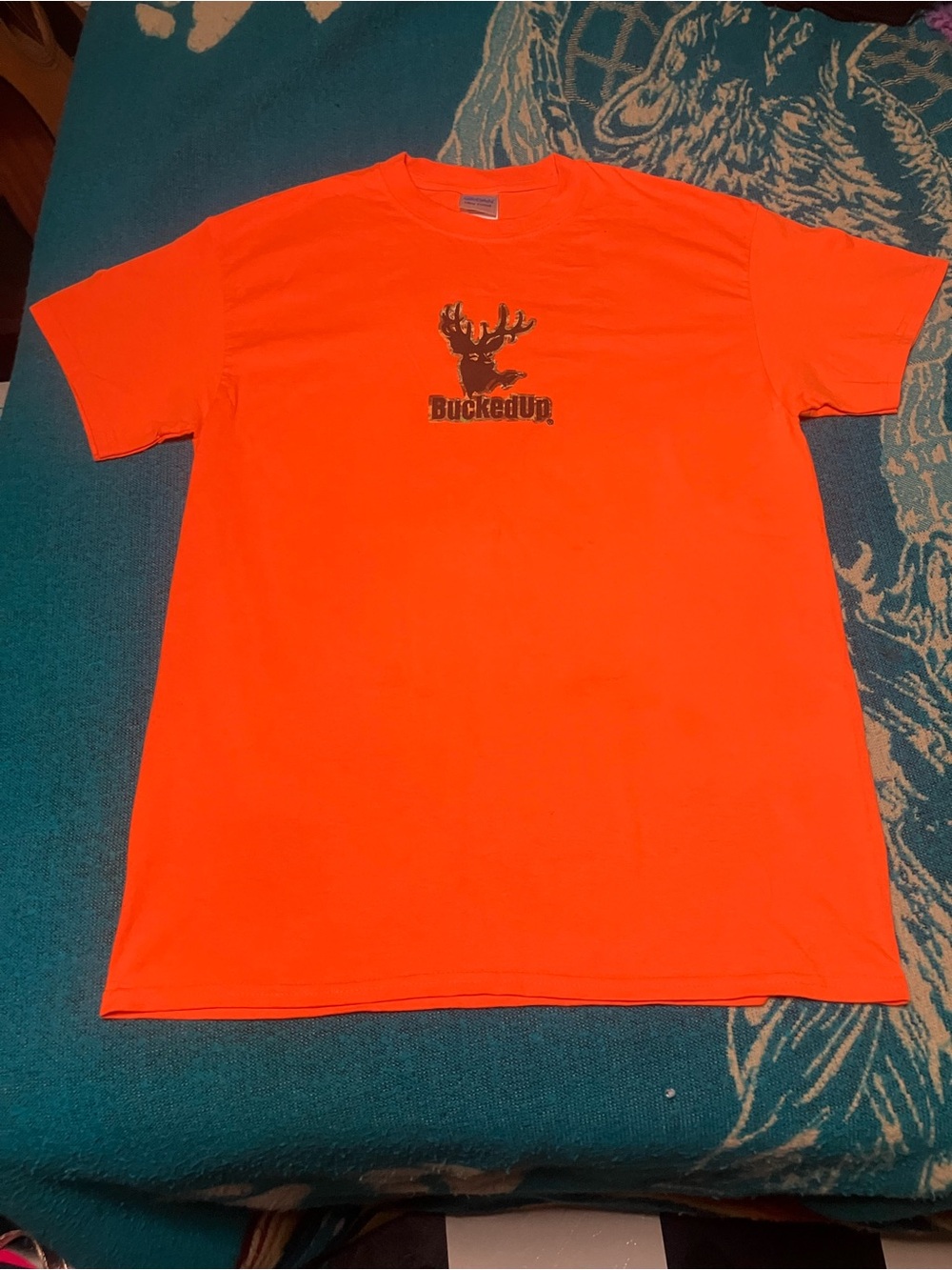 Bucked Up Deer Double Sided T Shirt Medium NEW